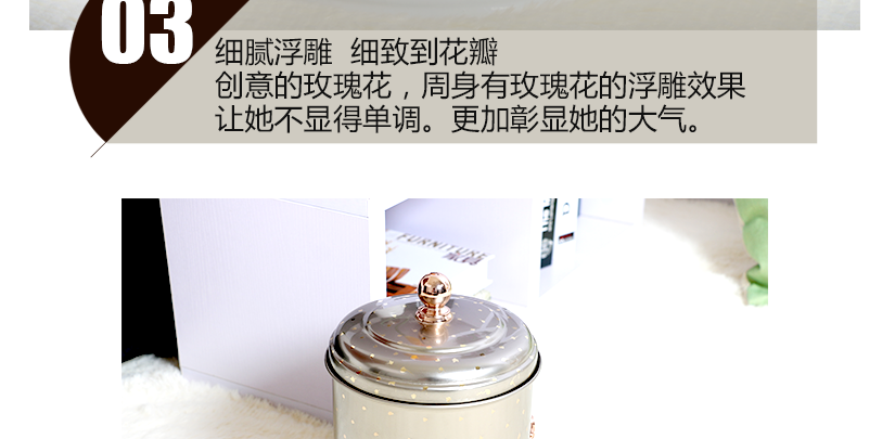 做工精湛，細(xì)致均勻，玫瑰花設(shè)計(jì)，彰顯尊貴