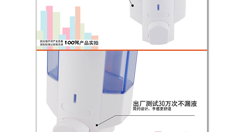 透明皂液瓶，明顯顯示用量